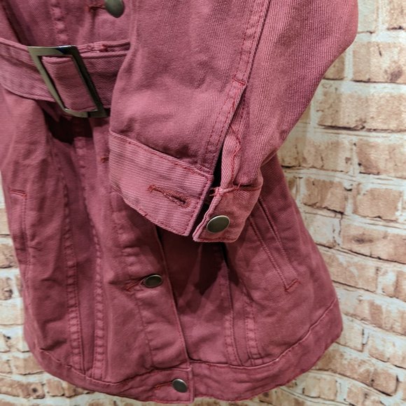 Naked Wardrobe Long Jean Jacket Dress with Belt Small - Picture 6 of 13